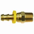 Midland Metal Swivel Adapter, Adapter, 58 x 12 Nominal, POHB x MIP, 088 Hex, 150 psi, CA360 Brass, 28 in 30424